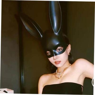 1Pc Halloween Laides Bunny Mask Party Bar Nightclub