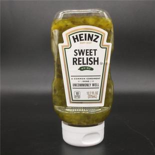 Heinz Relish美国青瓜蓉酸甜黄瓜碎三文治汉堡面包青瓜酱 Sweet