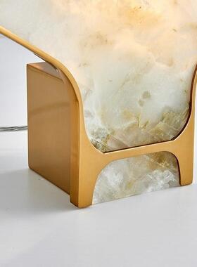 AL700045现台代新简约创意云石灯中书房卧室客厅式设计师样板间酒