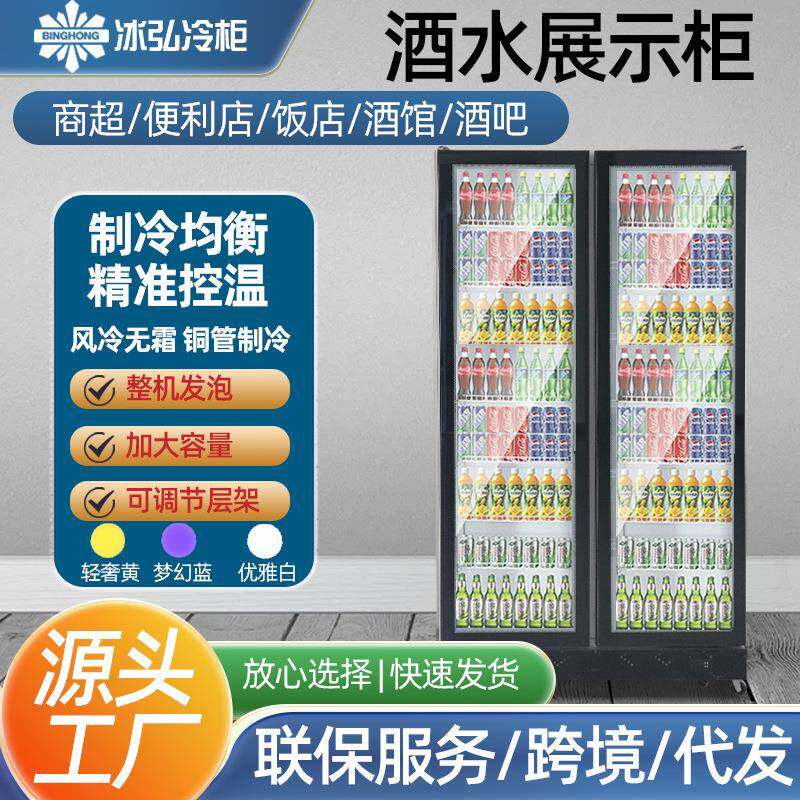网红酒水柜 冷藏保鲜柜酒吧ktv酒水柜高端啤酒展示柜 商用红酒柜