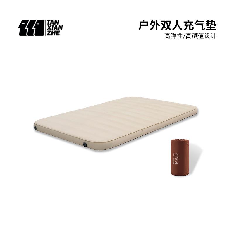 探险者自动充气垫户外露营帐篷睡垫午休加厚海绵床垫单双人野餐垫