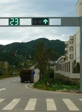 L型F型交18663通信号灯灯杆交通杆件半框架红式件信号灯杆绿杆道