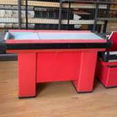 便利店收银台超市柜台水果店转角收银台蔬菜店母婴不锈钢面收银台