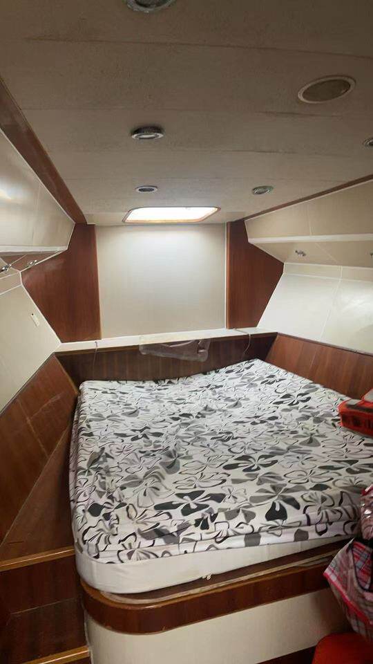 58尺三层飞桥豪华游船潍柴双机410匹带卫生间客厅2个卧室CCS证件齐全正常过户