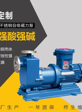 ZCQ不锈钢自吸泵 卸车泵 耐酸碱化工泵 化工自吸磁力泵厂家