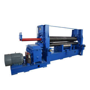 电动三辊卷板机铁皮钢板小型全自动滚圆机械升降半自动液压卷筒机