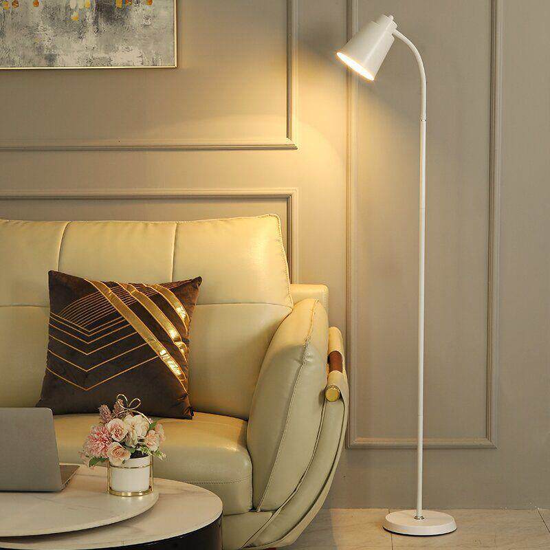 落地灯简约LED护眼客厅卧室床头灯书房阅读灯遙控立地式台灯