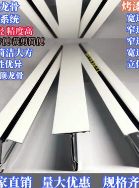 T型烤漆吊顶龙骨天花板烤漆T型龙骨铝合金吊顶龙骨矿棉板吊顶龙骨