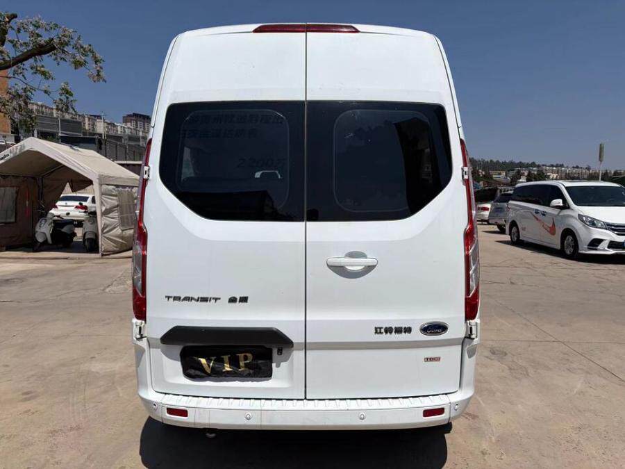 4月14日昆明市21年上牌福特新全顺2.0T柴油航空电动座椅加热按摩电动侧滑门网络拍卖公告