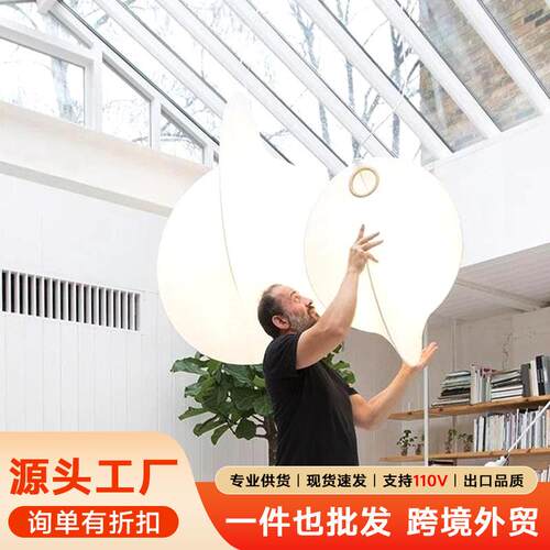 卧室吊灯意大利蚕丝灯工程客厅灯店铺loft复式楼挑空楼梯餐厅灯具