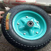 3.00 8手推车老虎车拉货车工地家用两轮推车充气轮子打气大轮子