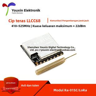 Ra-01SC LoRa扩频无线模块/无线射频模组SPI接口LLCC68核心芯片