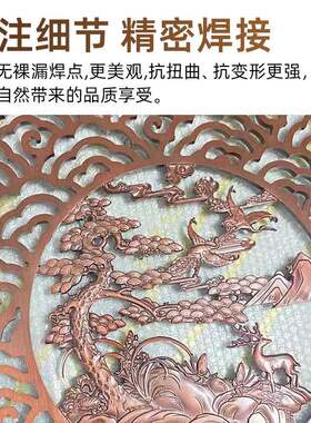 欧式铝雕屏风花格客厅玄关山水画隔断假山镂空浮雕铝合金屏风卧室