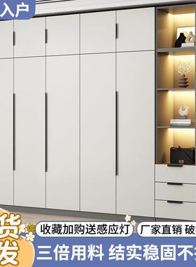 实木衣柜家卧室出租房用用橱简约现代开对门RCQ衣儿童简易小户型