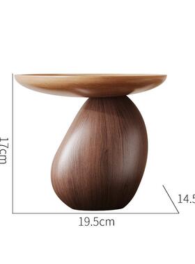 现代简约艺术石来运转零食收纳摆件客厅玄关入户装饰乔迁开业礼品