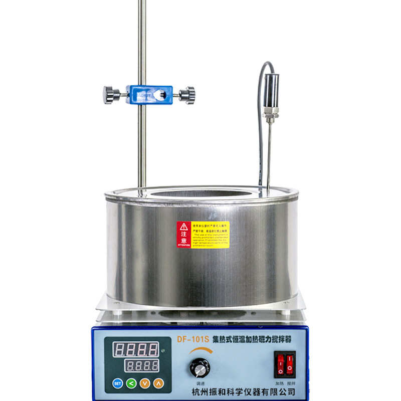 智能数显恒温水油浴锅 集热式磁力搅拌器DF-101S加热 磁力搅拌机