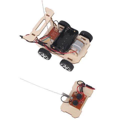 Mini RC Car DIY Educational Physics Experiment Toys Diy