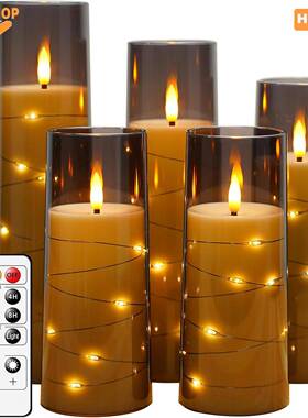 Flameless LED Candles String Christmas&Halloween Decoration