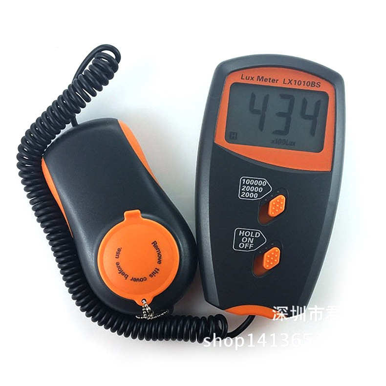 厂家供应测光仪LX-1010B 中性英文包装 外贸数字式照度计批发