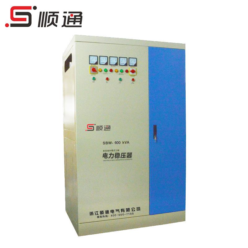 三相全自动稳压SBW-600kSBW-00KVA 60器0K压W6大功率补偿式全交流