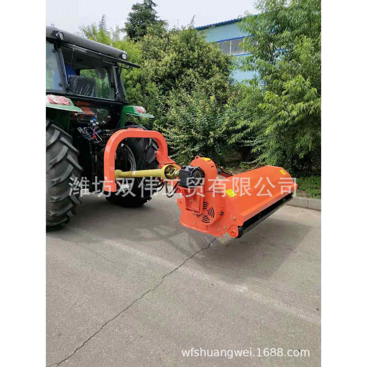 1.6米割幅拖拉机后置甩刀式侧置割草机Flail割草机