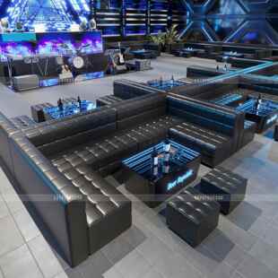 需定制定制酒吧清吧音乐餐厅卡座沙发KTV包厢U型L型转角小沙发卡