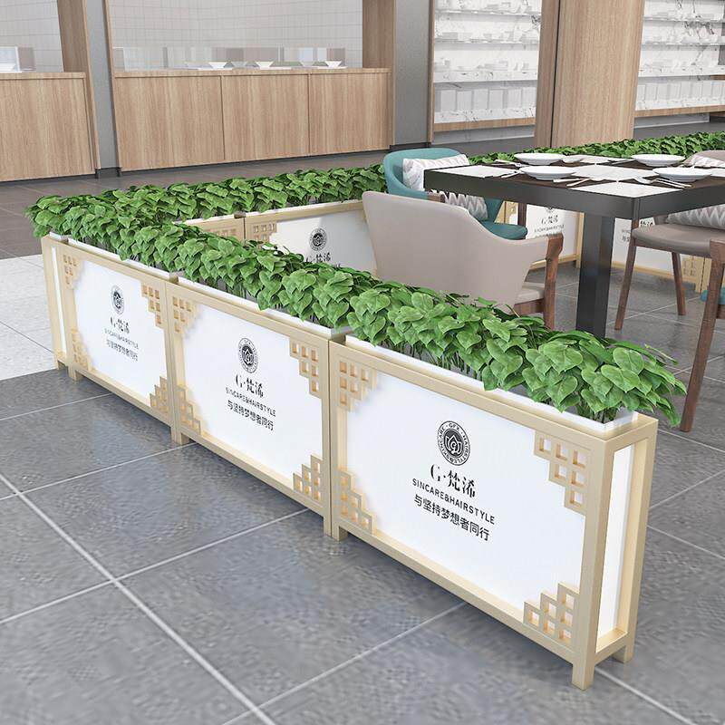 铁艺围栏花箱户外长方形花几隔断花槽售楼部花架市政广场小区花坛