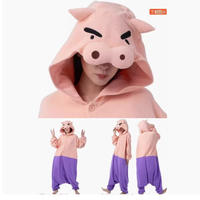 Cartoon Fire Lizard Anime Onesie Adult Cosplay Halloween thumbnail 8