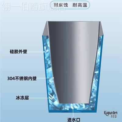 冰冻制冷杯不锈钢夹心双层啤酒冰镇神器快速冷冻冰杯户外保冷杯子