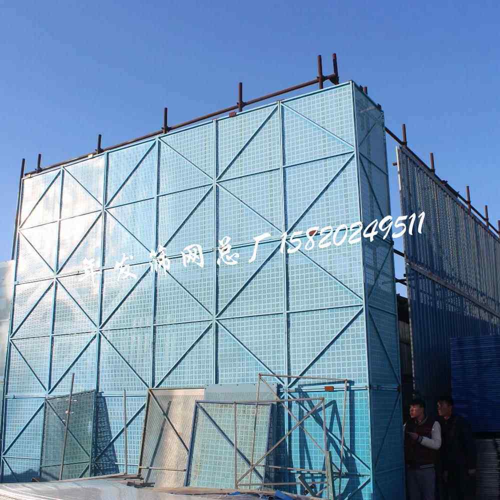 新型防火防坠爬架防护网建筑外墙覆盖金属网防止掉落护栏片