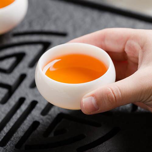 A5L迷你小茶杯陶瓷主人杯德化白瓷功夫茶具个人品茗杯子