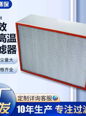 耐温过滤器无尘车间有隔板过滤网空气源头厂家除菌效工厂滤芯
