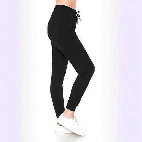 Women ' s Joggers Pants with Zipper Pockets Tapered Running