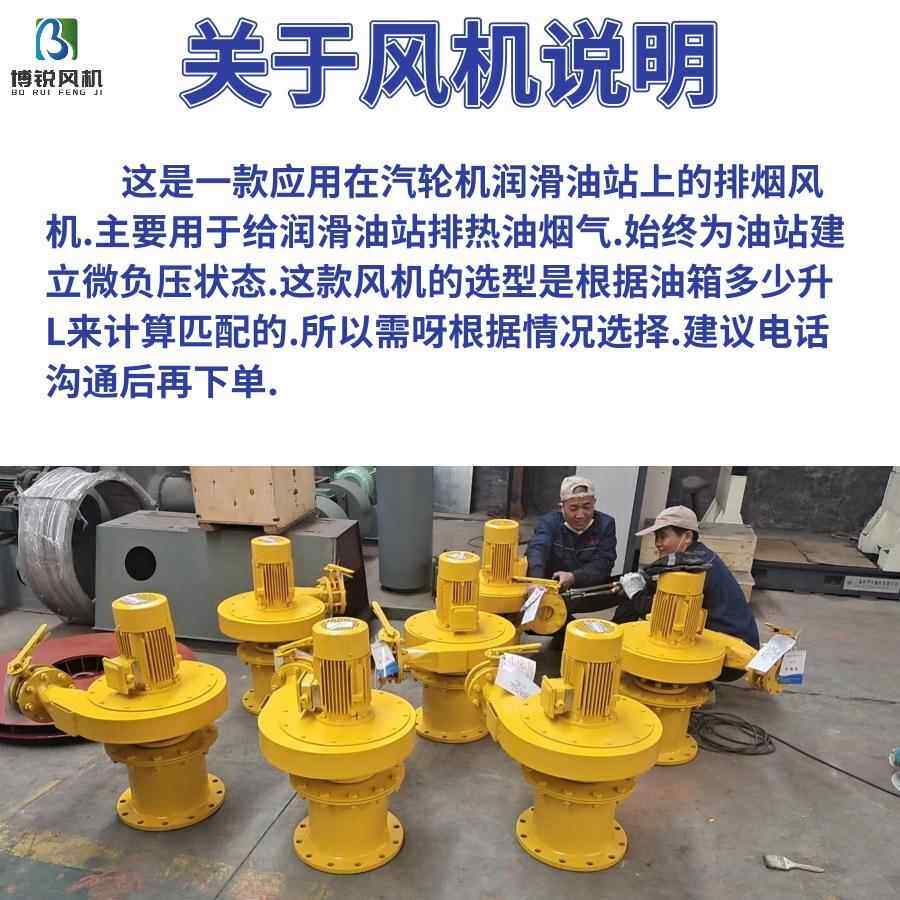 机FFJJ油箱排油烟风机 汽轮雾分油离器风 机CJ -5.5L汽轮机油站风