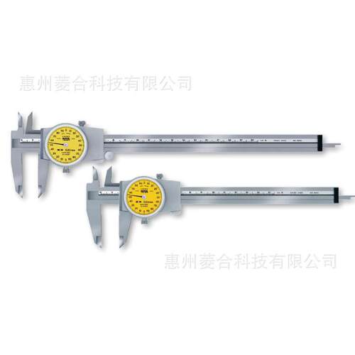 瑞士tesa 进口带表卡尺0-200mm表盘游标卡尺00510045分度值0.02mm