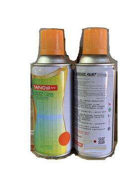 三和手动自动喷漆12133 #暗黄橙顶力叉车橙色修补漆金属漆防锈