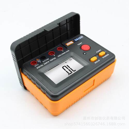 滨江BM4200/BM4105数字接地电阻测试仪2000Ω接地摇表防雷测试仪