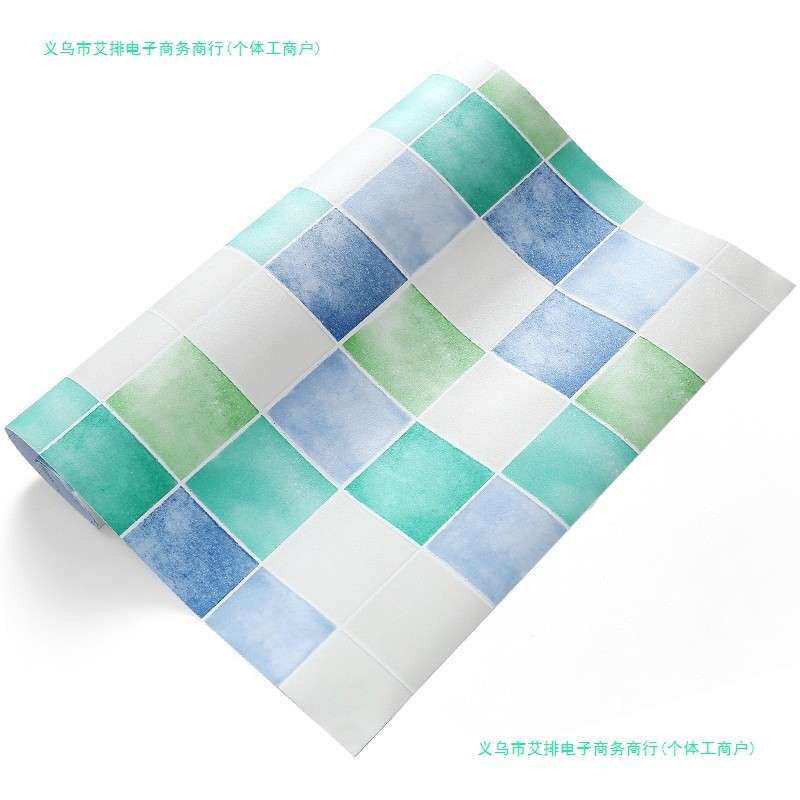 .卫生间防水贴纸瓷砖翻新u厨房自粘墙纸洗手间加厚壁纸厕所浴室墙