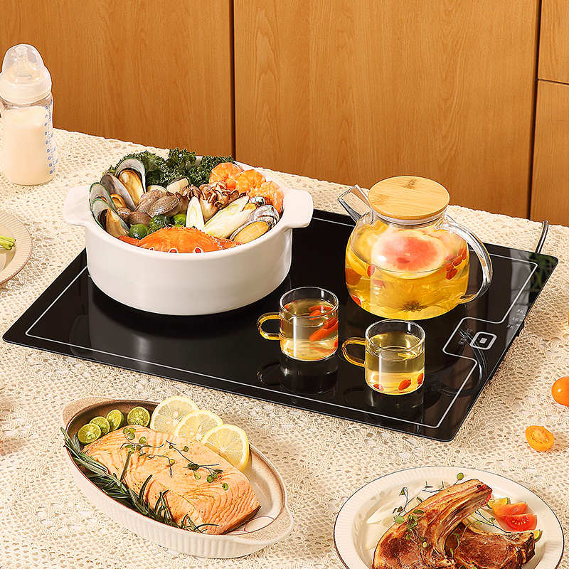 JIMI积米保温暖菜板方形热菜板电加热板桌面多功能暖菜板新品