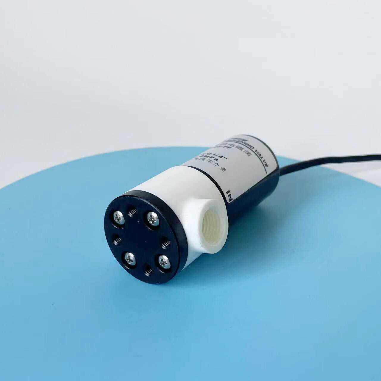 ptfe电磁阀HYZF4-4-02-FF水质检测仪 血透仪 制药机自动控制阀