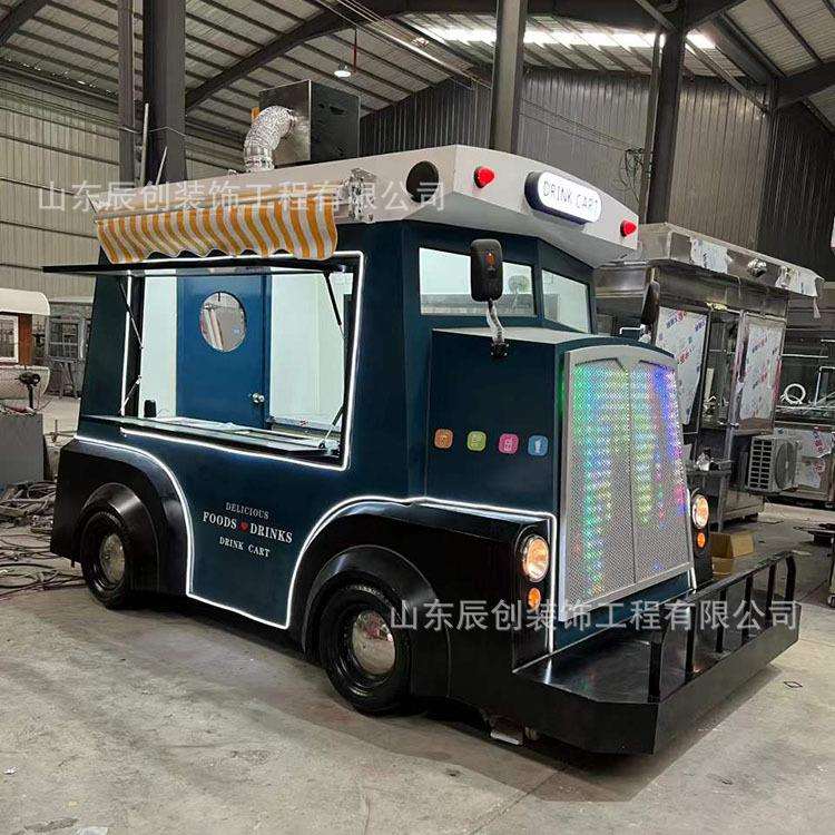 夜市摆摊车多功能四轮电动小推车邦德售货车可移动奶茶冰激凌店车