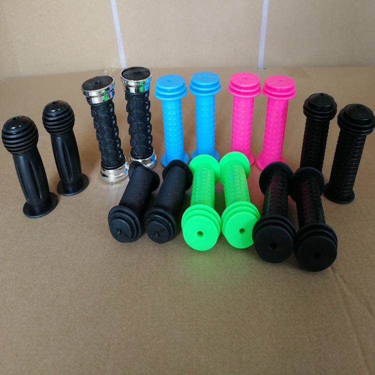 自行车配件 橡胶把套童车滑板车三合一把套握把三轮车配件