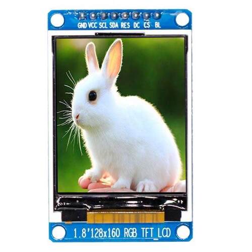 厂家全新1.77寸液晶屏LCD1.8寸tft显示屏模组串口显示屏ST7735s