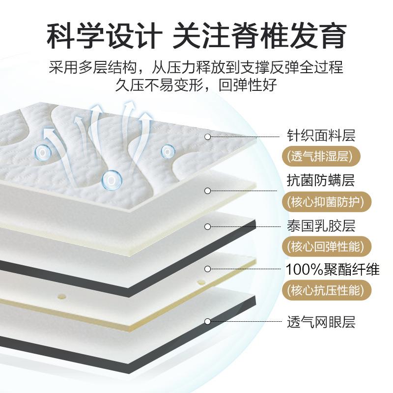 乳胶床垫学生9x1900cm宿舍单人12.儿童专用折KX6684叠米通用软垫