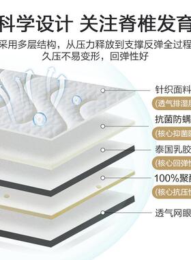 乳胶床垫学生9x1900cm宿舍单人12.儿童专用折KX6684叠米通用软垫