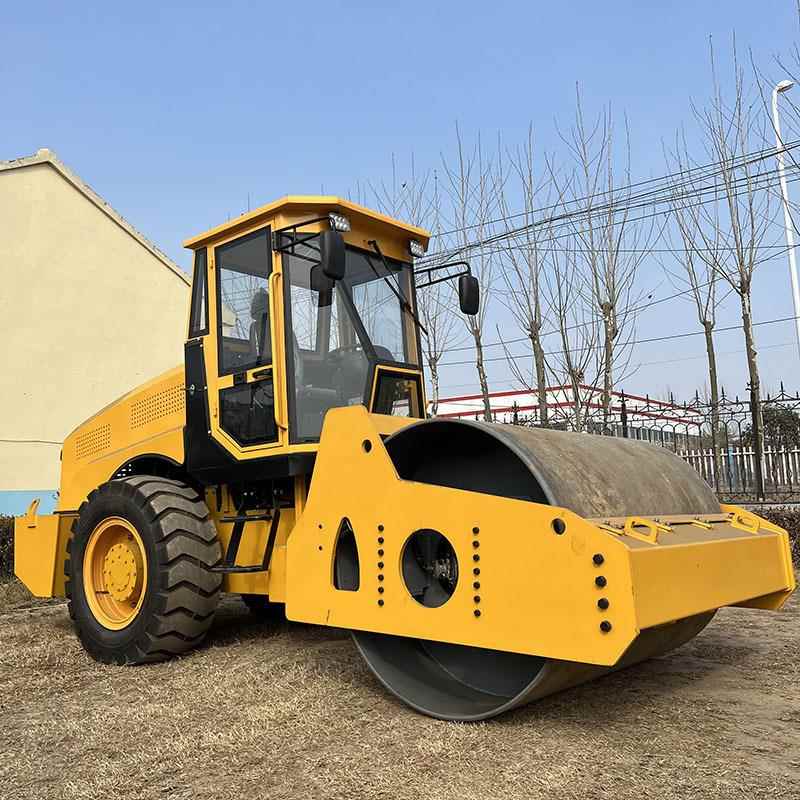 6吨8动吨10吨压液振压路机小型程压实工机柴油前钢轮后胶轮NHT压