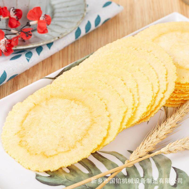 潮汕小吃风吹饼瓦片煎饼制作机器蛋卷大小厚薄可调试高产低耗