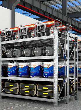 304锈钢货架多层储物架可仓储FKP货冷库不调节仓库不锈钢重型架货