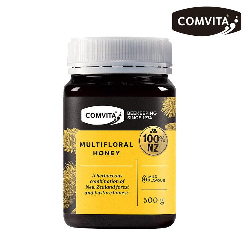澳洲纽西兰原装进口COMVITA康维他纯正天然百花蜂蜜500g 多花种蜜