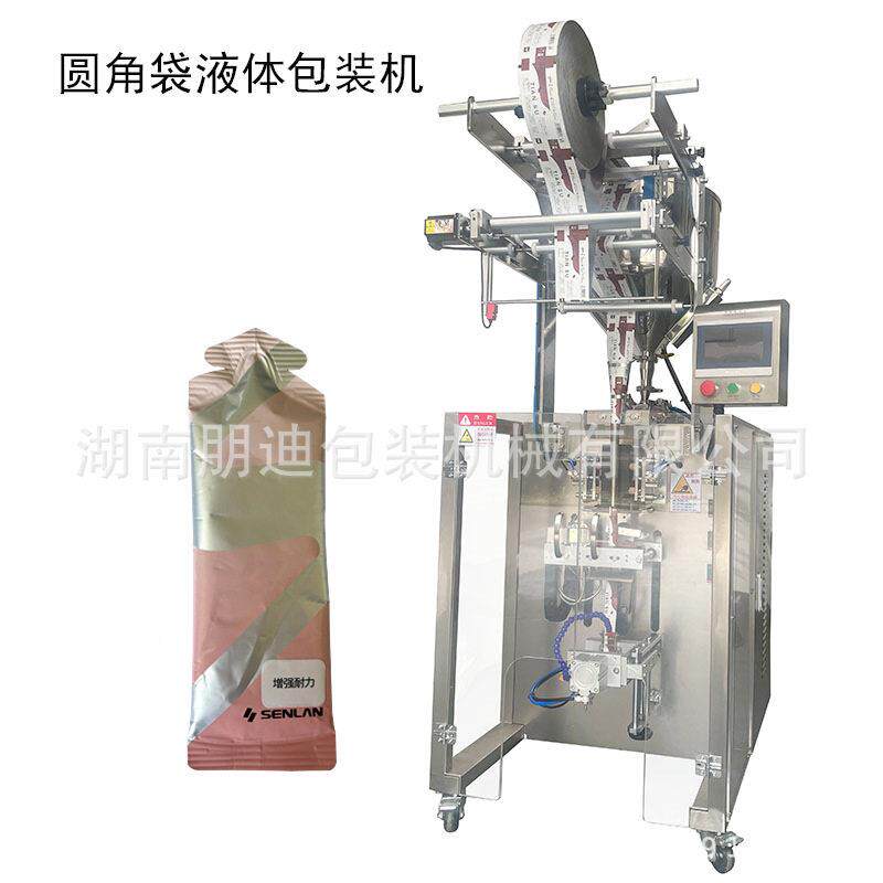 异型袋玛咖泥膏体灌装机切圆角杨梅酱体包装机金银花柚子汁包装